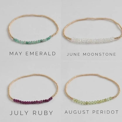 Natural Stone Copper Beaded Knitting Geometric Bracelets