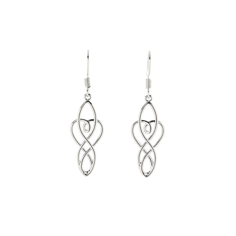 1 Pair Vintage Style Water Droplets Copper Drop Earrings