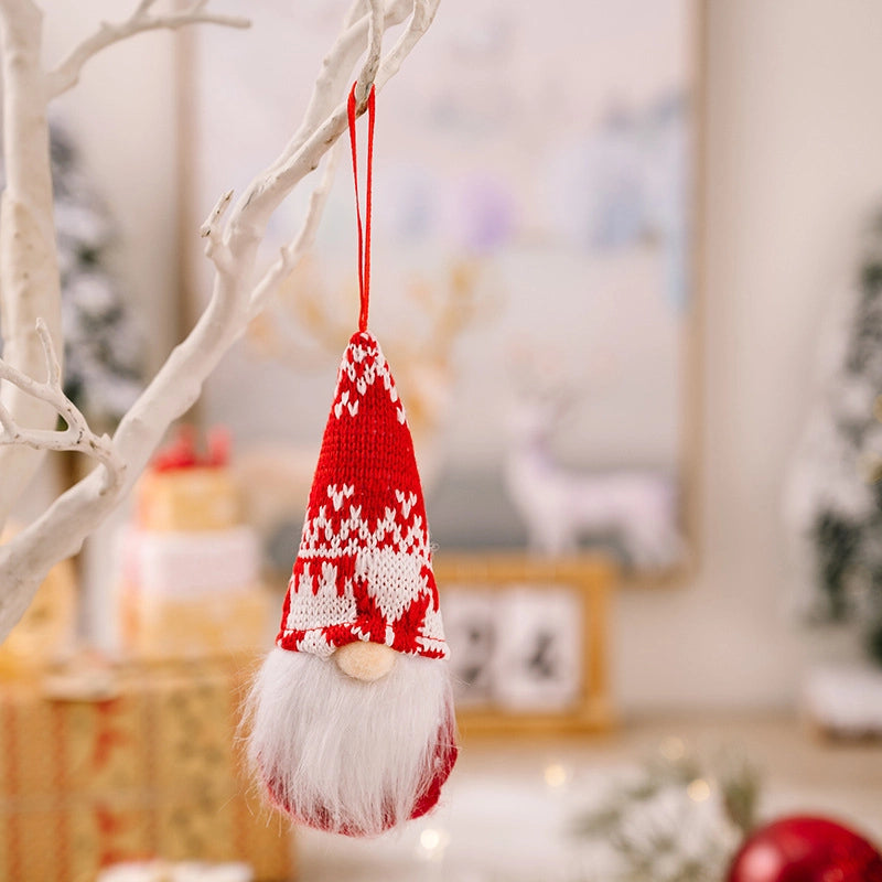 Christmas Cute Rudolph Doll Daily Party Hanging Ornaments Decorations Hanging Ornaments