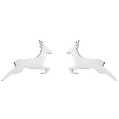 1 Pair Fashion Animal Plating 304 Stainless Steel 18K Gold Plated Ear Studs
