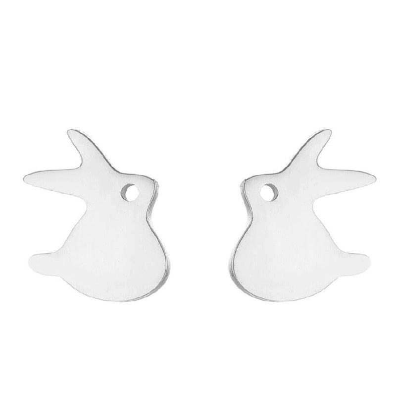 1 Pair Halloween Fashion Rabbit Bat Plating 304 Stainless Steel 18K Gold Plated Ear Studs