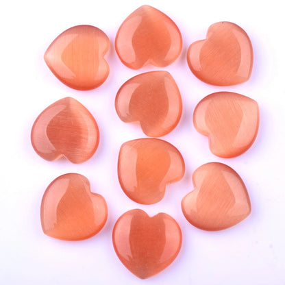 2 Pieces Gemstoen Heart Special Large Favorably 20Mm Pink Crystal Love Amethyst Heart-Shaped Ornaments