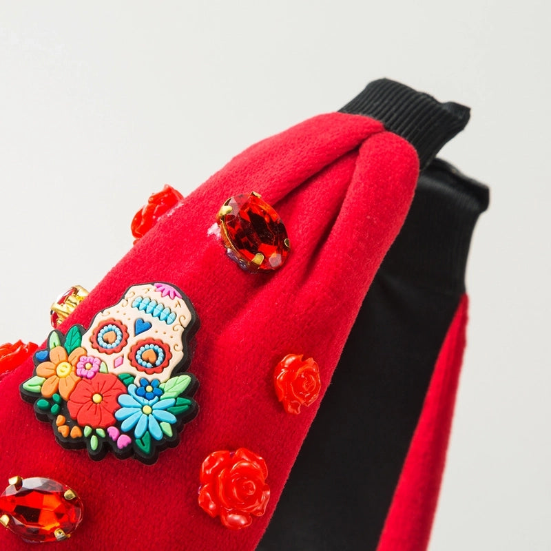 Halloween Hip-Hop Retro Funny Women's Clown Diamond Hair Band