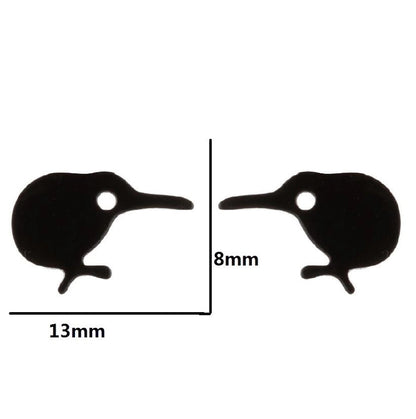1 Pair Minimalist Animal Plating 304 Stainless Steel 18K Gold Plated Ear Studs