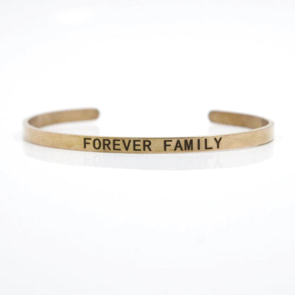 Casual Minimalist Letter Stainless Steel Cuff Bracelets