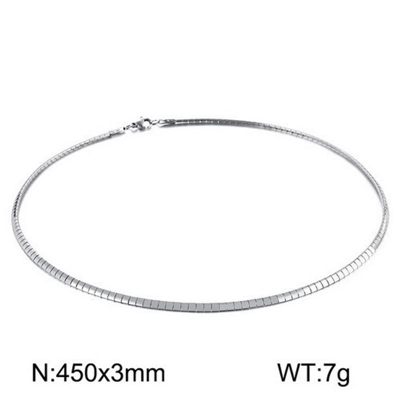 Casual Streetwear Geometric 304 Stainless Steel 18K Gold Plated Stainless Steel Necklaces