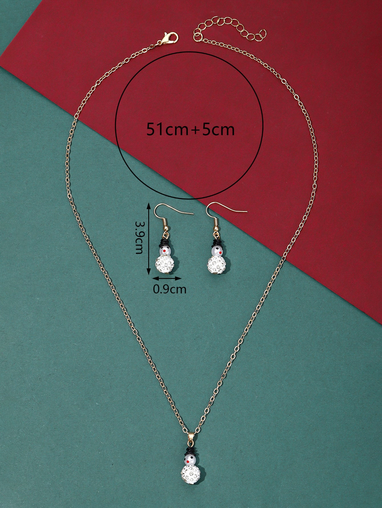 5 Sets Hot Sale Christmas Gift Snowflake Socks Snowman Christmas Tree Jewelry Holiday Set