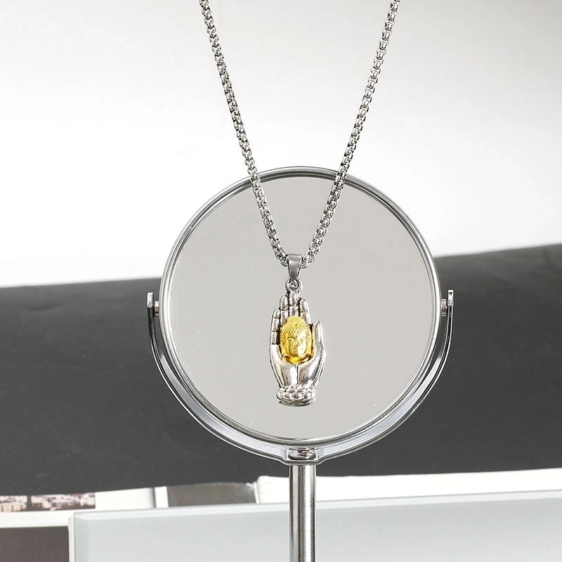 Hip-hop Animal Cartoon Character Alloy Titanium Steel Pendant Necklace In Bulk