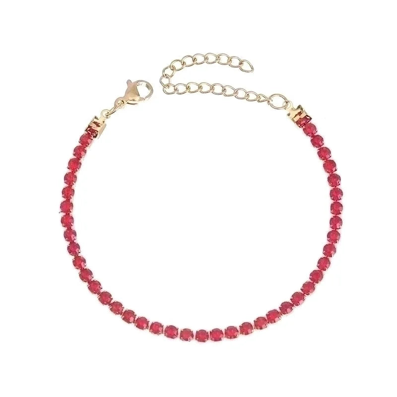 Modern Style Geometric Stainless Steel Handmade Inlay Artificial Gemstones Bracelets Necklace