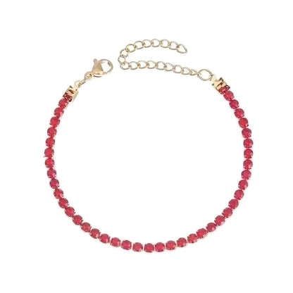 Modern Style Geometric Stainless Steel Handmade Inlay Artificial Gemstones Bracelets Necklace