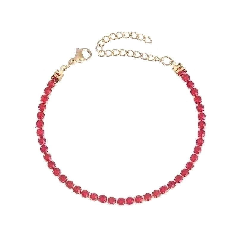 Modern Style Geometric Stainless Steel Handmade Inlay Artificial Gemstones Bracelets Necklace