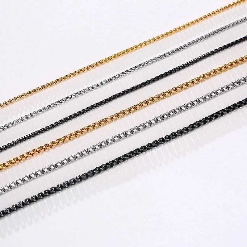 Modern Style Geometric 201 Stainless Steel Plating Stainless Steel Necklaces