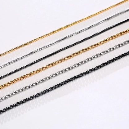 Modern Style Geometric 201 Stainless Steel Plating Stainless Steel Necklaces