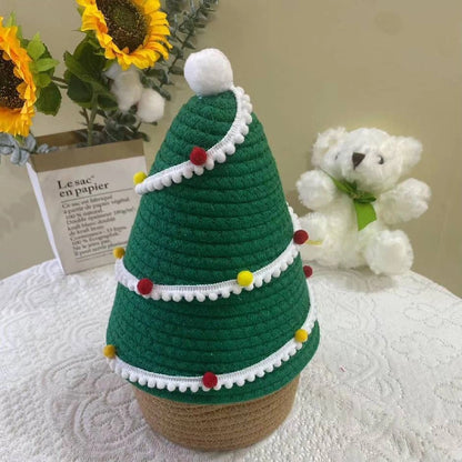 Cute Santa Claus Cotton Thread Storage Basket