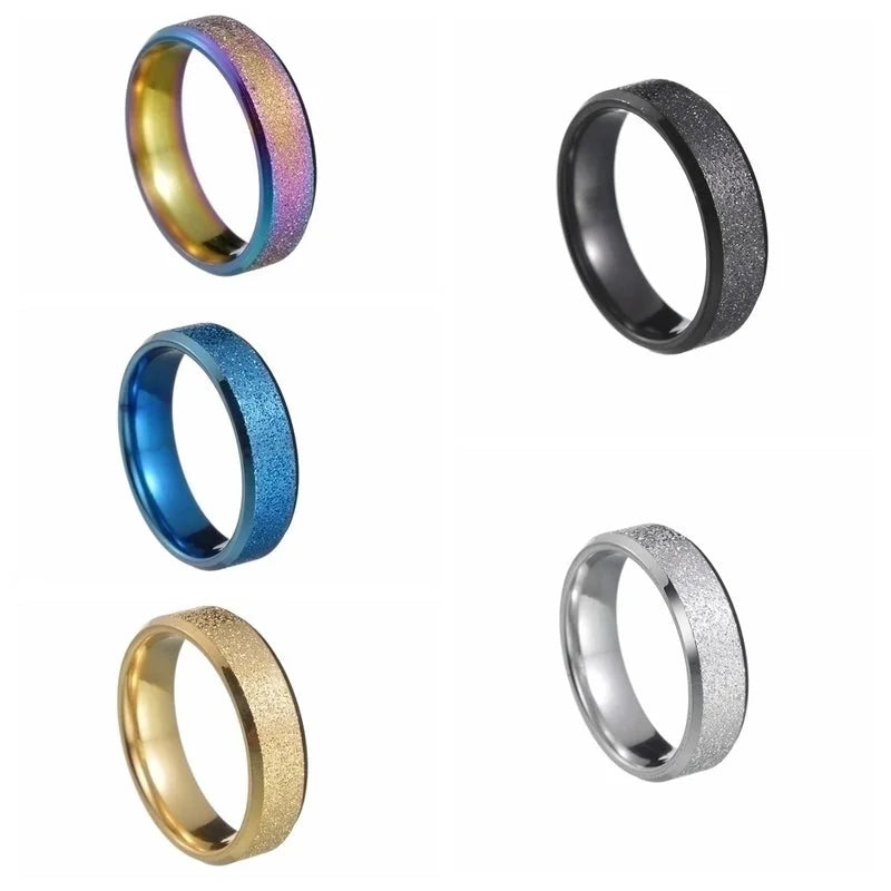 Fashion Geometric 201 Stainless Steel Gold Plated Plating Rings