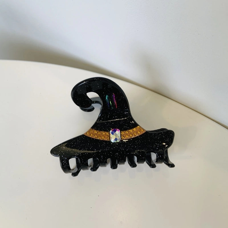 Halloween Cartoon Style Women's Color Block Arylic Polishing Hair Claws