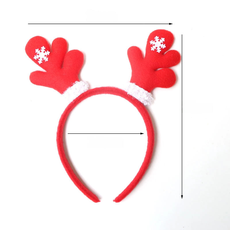 Christmas Hairband Old Man Snowman Elk Horn Headband Christmas Decorations Children Party Headdress