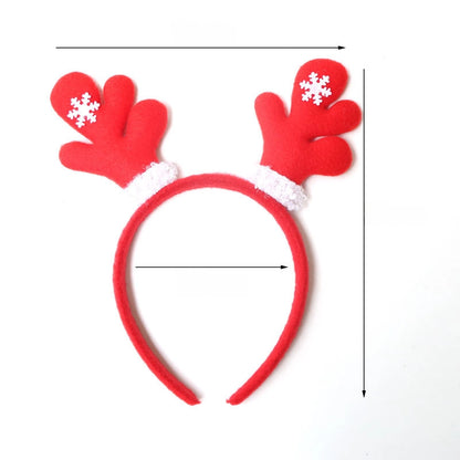 Christmas Hairband Old Man Snowman Elk Horn Headband Christmas Decorations Children Party Headdress