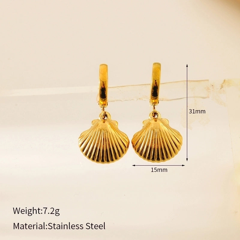 1 Pair Cute Luxurious Wedding Geometric 304 Stainless Steel 18K Gold Plated Stainless Steel Earrings
