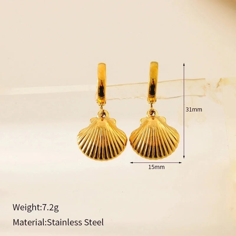1 Pair Cute Luxurious Wedding Geometric 304 Stainless Steel 18K Gold Plated Stainless Steel Earrings