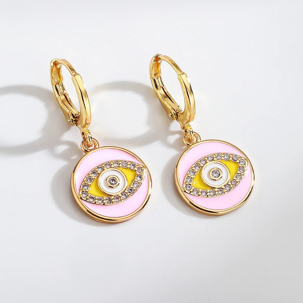 Women Geometric Copper Electroplating Earrings