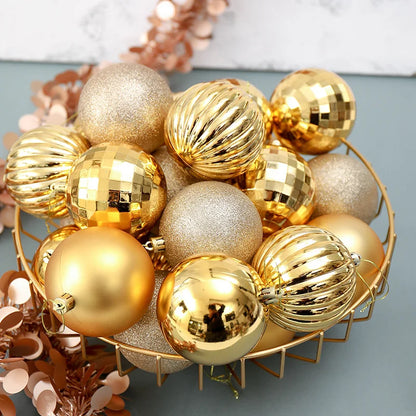 34 Christmas Ball Set 4cm Christmas Decoration Christmas Tree Decoration Balls Irregular Balls