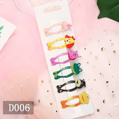 Christmas Cartoon Style Kid'S Animal Christmas Tree Fruit Metal Stoving Varnish Hair Clip