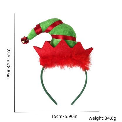 Christmas Cartoon Style Cute Exaggerated Christmas Hat Plastic Festival Street Headband