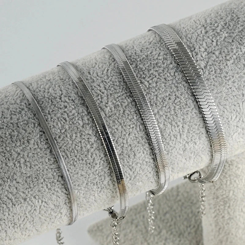 Hip-Hop Geometric 304 Stainless Steel 18K Gold Plated Bracelets In Bulk