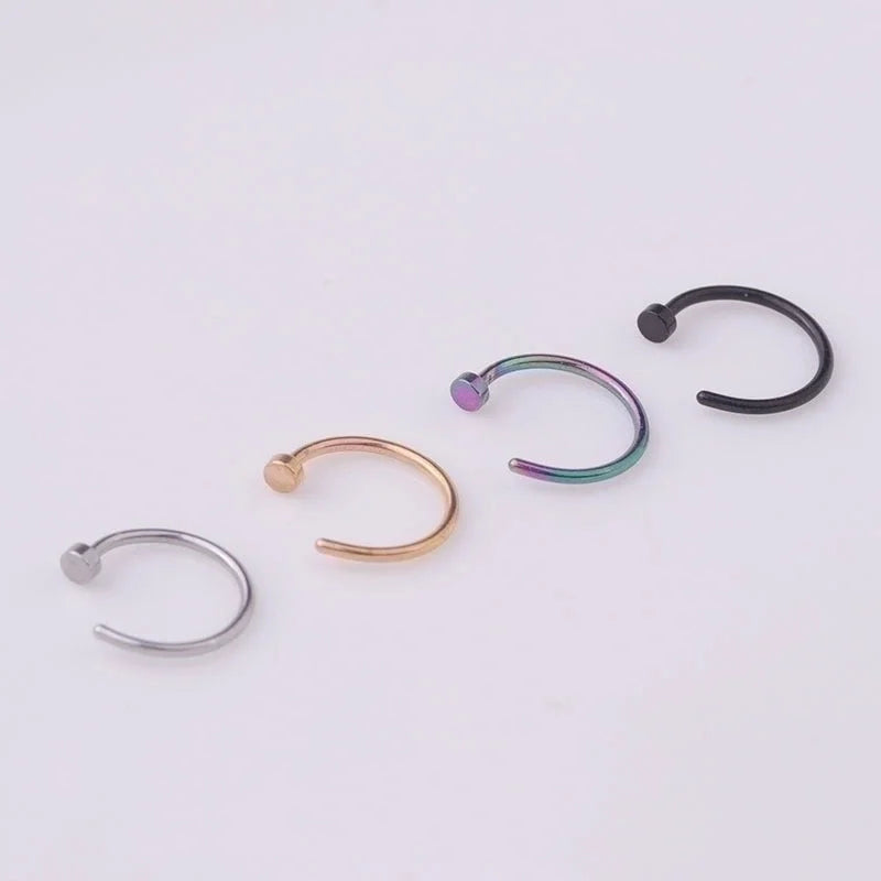 Ear Cartilage Rings & Studs Fashion Geometric 316L Stainless Steel Plating