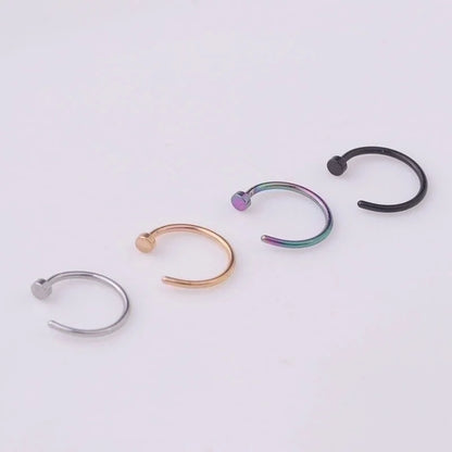 Ear Cartilage Rings & Studs Fashion Geometric 316L Stainless Steel Plating