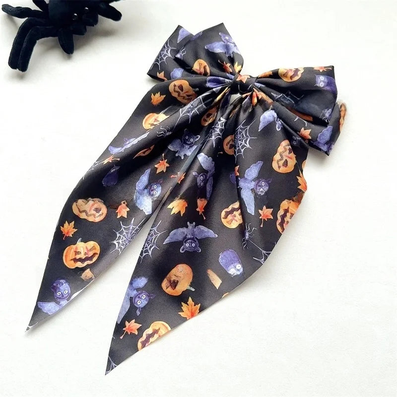 Halloween Cool Style Women's Spider Web Bat Ghost Hair Clip