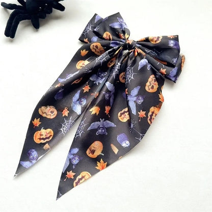 Halloween Cool Style Women's Spider Web Bat Ghost Hair Clip