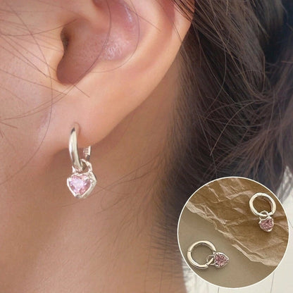 Korean Style S925 Silver Needle Personalized Geometric Double-layer Cross Circle Earrings Women's Retro Fashion Creative Earrings Ear Buckle Fashion