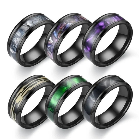 Fashion New Colorful Stainless Steel Ring