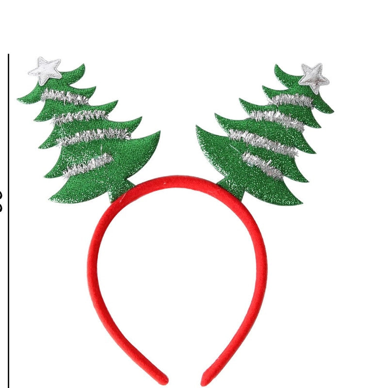 Christmas Casual Christmas Tree Santa Claus Snowman Plastic Party Costume Props Party Accessories