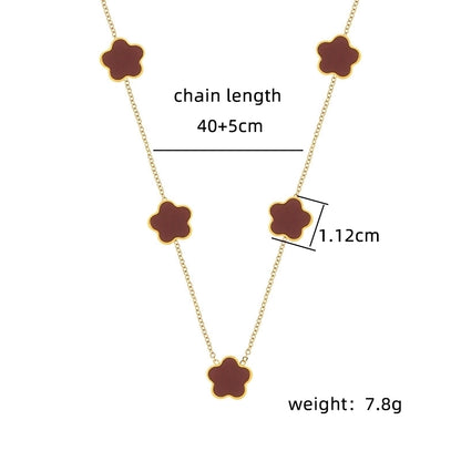 Copper 18K Gold Plated Plating Inlay Double Ring Letter Zircon Necklace