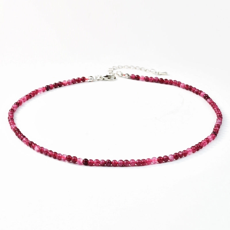 Minimalist Geometric Natural Stone Necklace In Bulk