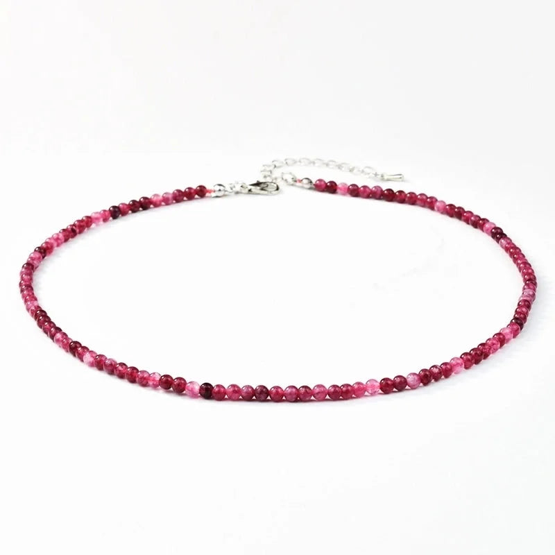 Minimalist Geometric Natural Stone Necklace In Bulk