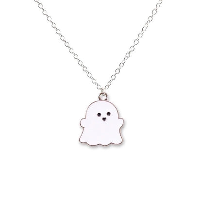 Ig Style Cute Ghost Alloy Enamel Plating Unisex Pendant Necklace