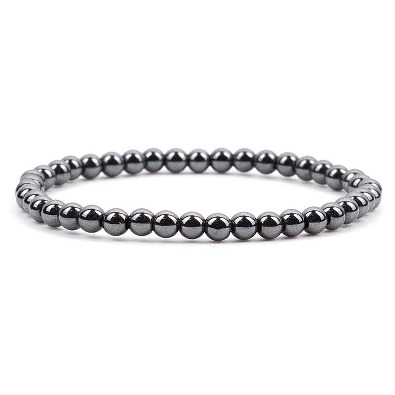 Romantic Classic Style Round Natural Stone Bracelets In Bulk