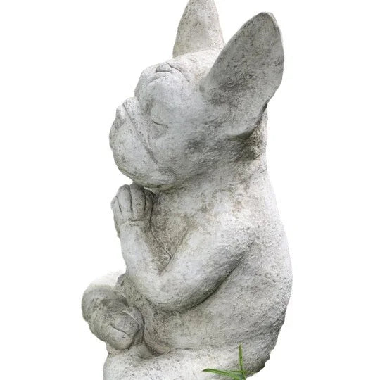 Meditating Dog Outdoor Decoration Garden Statue Resin Ornament Garden Courtyard Design