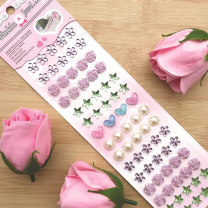 Diamond Stickers Can Be Customized Children's Crystal Diamond Stickers Gem Stickers Car Stickers Diamond-embedded Mobile Phone Decorative Stall