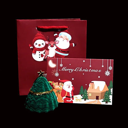 1 Piece Cute Festival Christmas Christmas Tree Santa Claus Snowman Jewelry Boxes