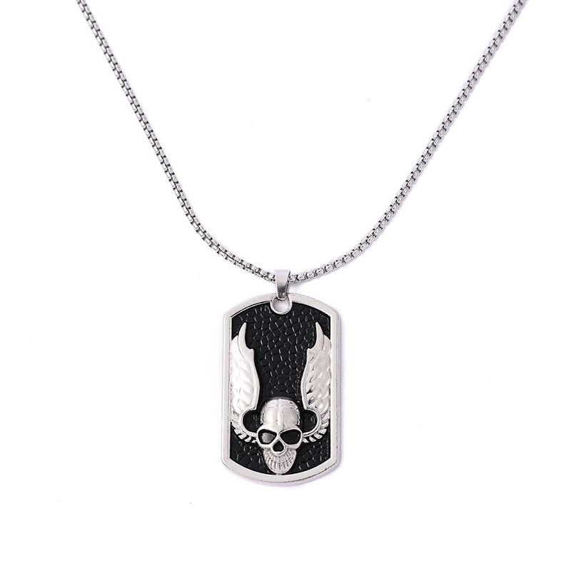 Hip-Hop Animal Skull Stainless Steel Alloy Plating Pendant Necklace