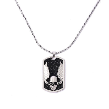 Hip-Hop Animal Skull Stainless Steel Alloy Plating Pendant Necklace