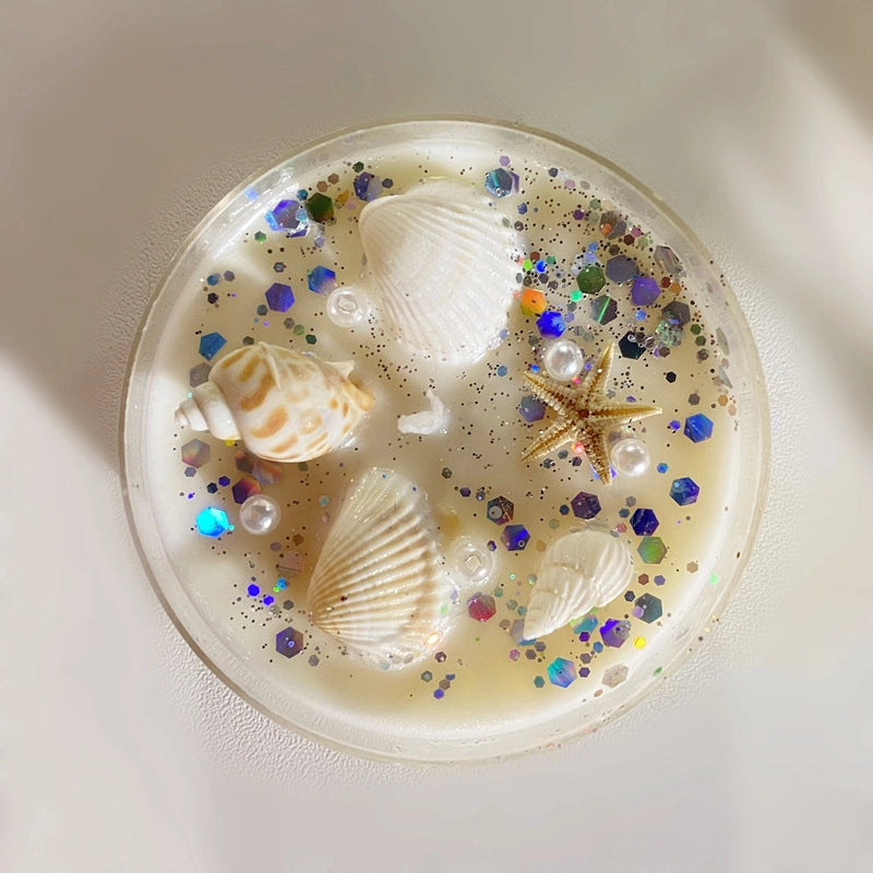 Beach Starfish Shell Soy Wax Candle