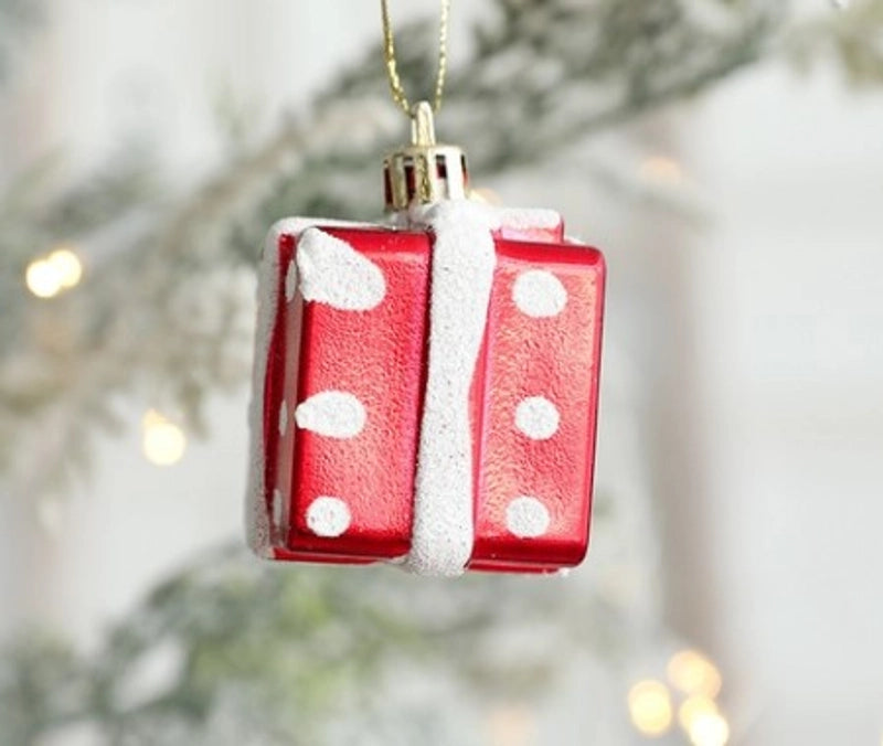 Christmas Fashion Santa Claus Plastic Party Hanging Ornaments