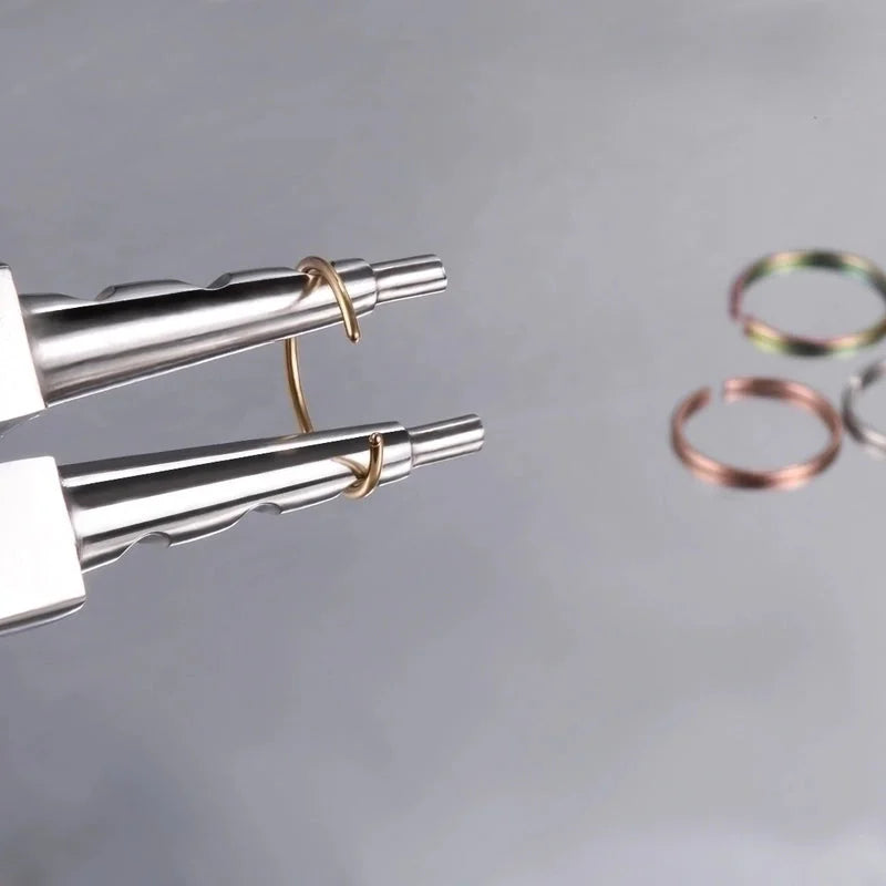 Fashion O-shape Stainless Steel Plating Nose Ring