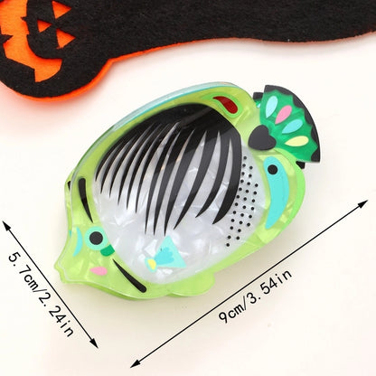 Halloween Minimalist Cool Style Women's Spider Spider Web Acetic Acid Sheets Hair Claws